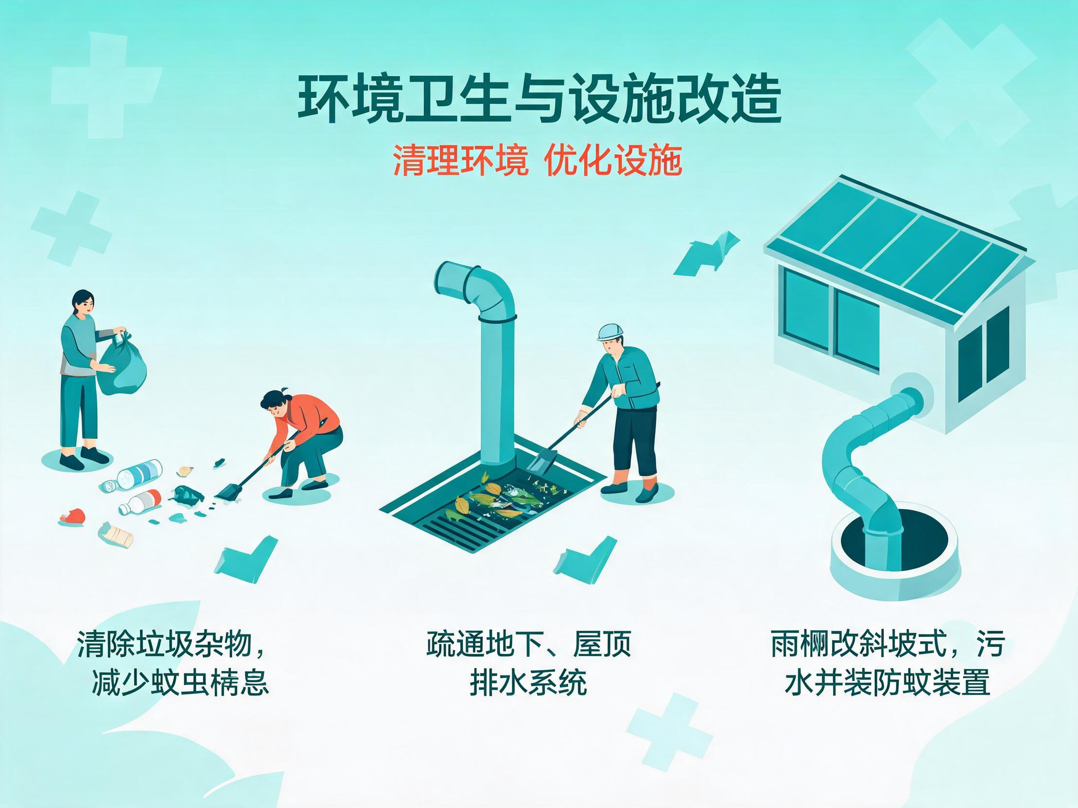 环境卫生与设施改造示意图
